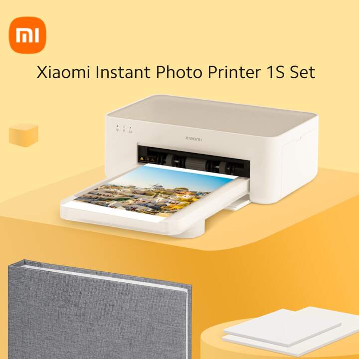 Xiaomi フォトプリンタ1Sセット Xiaomi Mijia フォトプリンター 1S 高精細カラー昇華 3/6 インチ