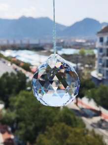 1pc/6pcs 20mm/30mm/40mm/50mm/60mm/Shiny K9 Glass Crystal Faceted Ball/Crystal Glass Globe Balls/Crystal Round Ball/Crystal Sun Catcher Ball Beads/Crystal Prisms/For Chandelier Prism Pendant Replacement/Wedding Decoration/Holiday Decoration/Window Decoration/Xmas Tree Decoration/DIY Glass Suncatcher