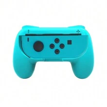 2pcs Blue & Red Game Controllers Grip Compatible With Switch OLED/Switch JoyCon (Controllers Not Included) - Blue X1 Red X1 - View 4