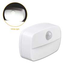 1入組電池盒供電的LED迷你夜燈，室內照明紅外感應燈，適用於樓梯、櫥櫃、浴室、夜間照明（不包括電池） - 彩色 - 查看 8