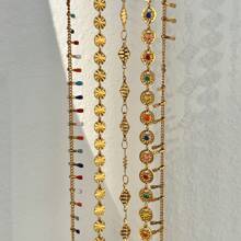 Wasserdichte Lange Taillenkette aus Edelstahl 68+15cm Bohomia Rhinestone Bauchkette Frauen Sommer Sexy Strand Bikini Körperschmuck Geschenke