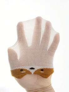 5對/組幼兒可愛小狗寶寶中筒襪,適用於春/夏季（0-6m）（6-12m）（1-2）（2-3）歲 - 彩色 - 查看 9