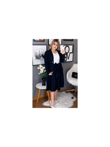 CONJUNTO SOCIAL PLUS SIZE MODA EVANGÉLICA CASUAL 2 PEÇAS CASAQUINHO E SAIA RODADA GODÊ