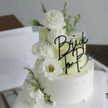 1pc /5pcs Bride To Be Gold Cake Topper For Team Building Festival Party Cake Decoration Cake Decorating Cake Topper Cake Decorations Cake Decor Cake Decorating Tools - Multicolor - View 7