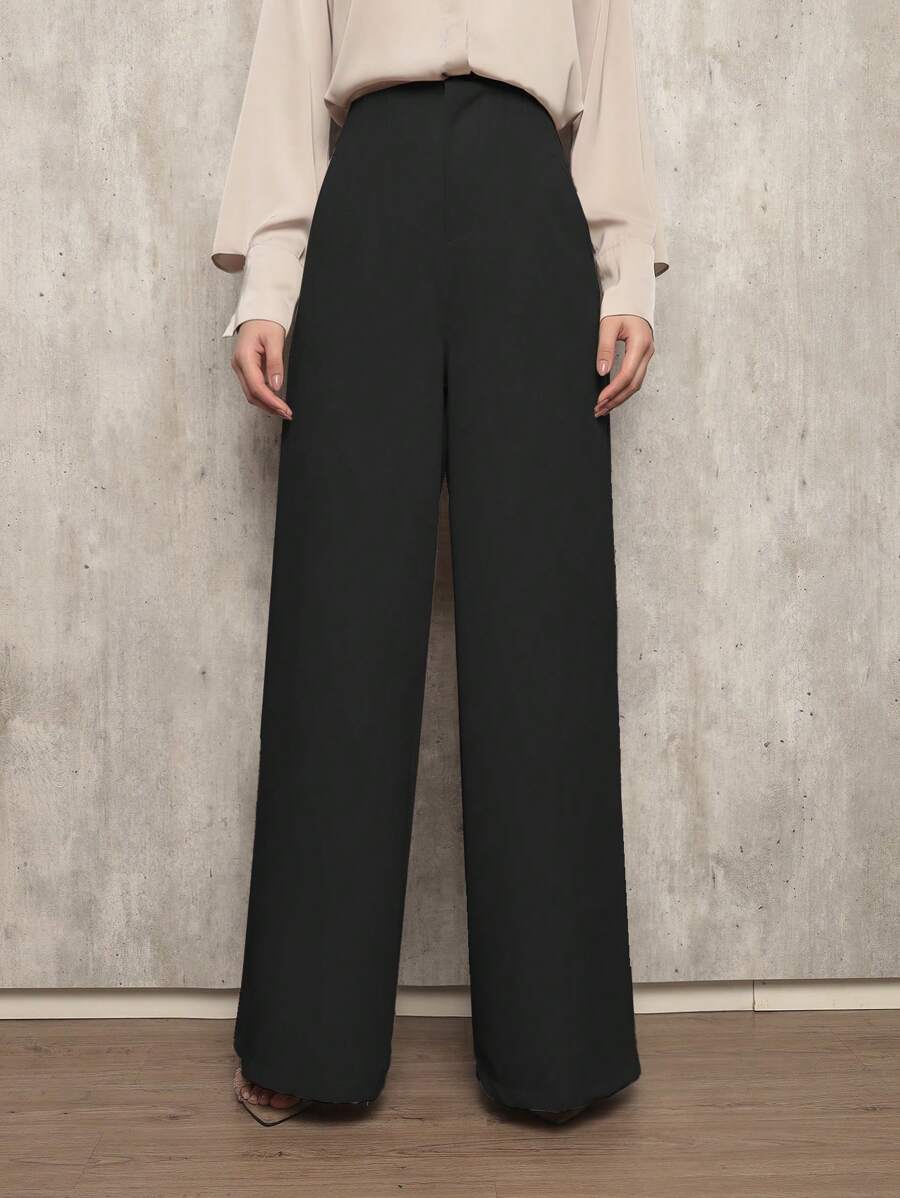 Women Pants - 黑色 - 查看 1