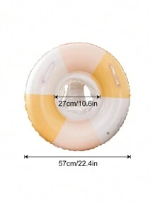 1 pieza Anillo de natación inflable grueso, anillo flotante de piscina con bolsillo, ocio al aire libre en la playa, flotador de agua de piscina, adecuado para fiestas en la piscina y tomar el sol - Ver 5