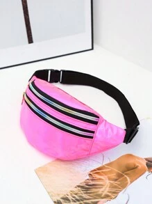2pcs Women's Outdoor Laser Waist Bag - Multicolor - View 10