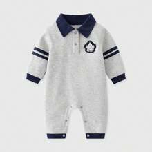 Monos súper lindos para bebé, mono para primavera/otoño - Gris - Ver 1