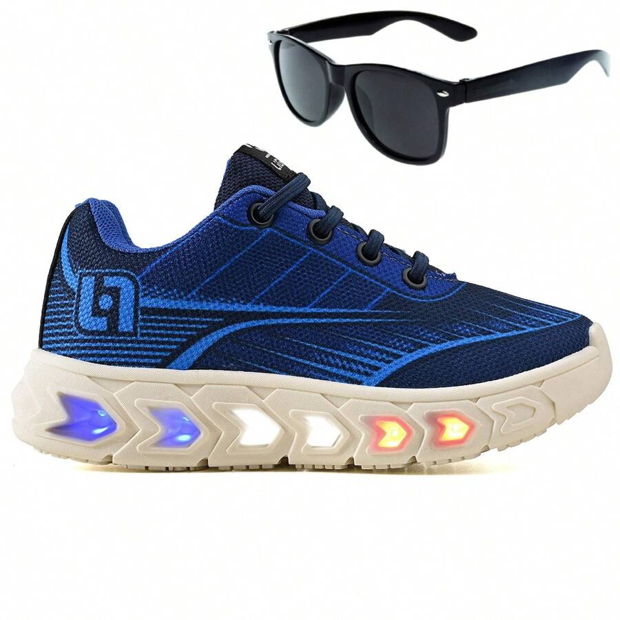 CALCADOS LGHT LIGHT Kids Flats - Màu xanh lam - Xem 1