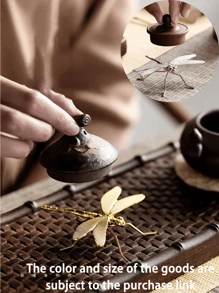 1pc Dragonfly Design Decoration Craft, Modern Stainless Steel Decoration Object For Home Best Gifts Birthday Graduation - Multicolor - View 4