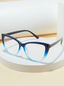 1pc/2pcs/3pcs/5pcs Unisex Light & Anti-Fatigue Clear Lens Fashion Cat Eye Leopard Print Glasses, Suitable For Daily Use For Computer, TV, Gaming, Mobile Phone