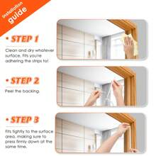 YOUSHARES Door Sweeps - White - View 5