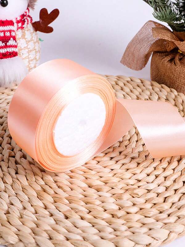 1set 2cm/4cm Wide Colored Satin Ribbons For DIY Rose Flowers,Cake Decor & Gift Packaging,