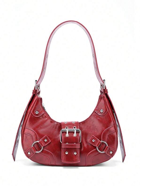 Women's Versatile Korean Punk Style Shoulder Bag