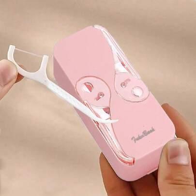 Hộp lưu trữ chỉ nha khoa di động tại nhà Hộp lưu trữ chỉ nha khoa tự động bật lên, giữ cho chỉ nha khoa của bạn sạch sẽ và gọn gàng với hộp lưu trữ di động, tiện lợi này! Những điều cần thiết cho du lịch Tổ chức du lịch cho kỳ nghỉ hè ở bãi biển Trở lại trường học