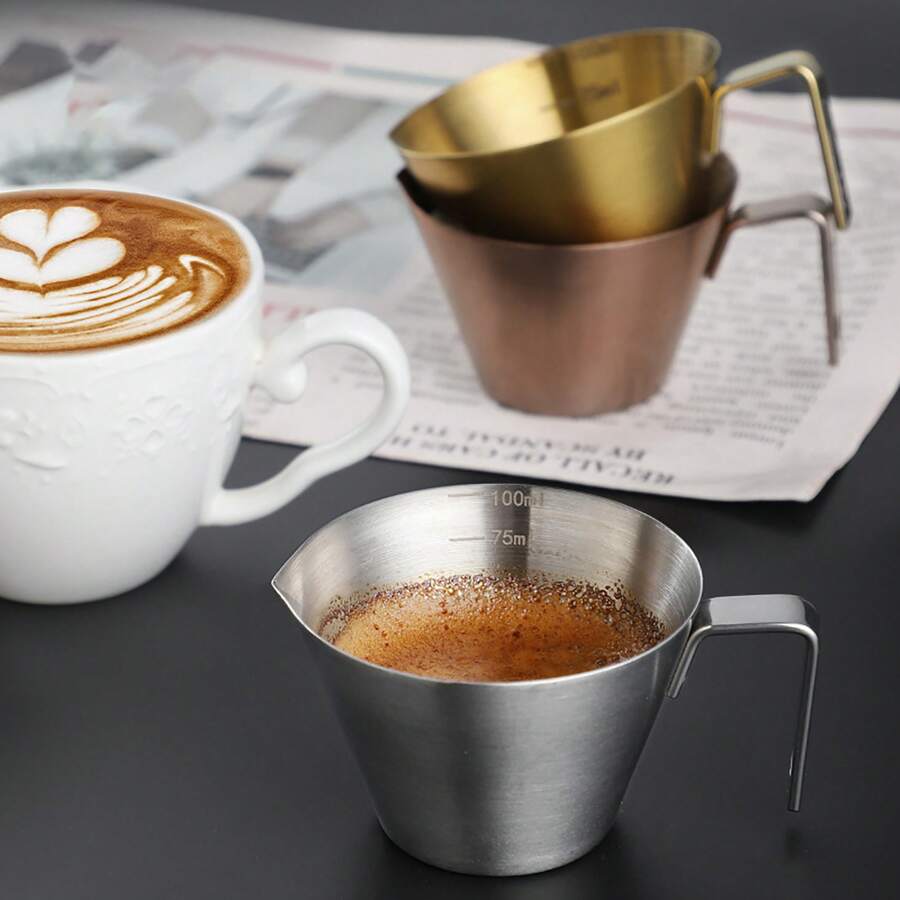 Bincoo Espresso Shot Glass Stainless Steel Liquid Receptacle With