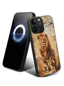 1个父亲与双狮系列玻璃手机壳，兼容 17 Pro Max/17 Air/17 Pro/17 A54及其他型号 - 彩色 - 查看 5