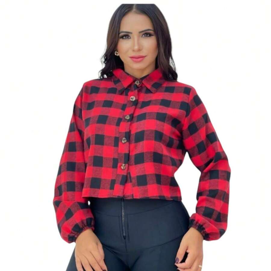 Women Blouses - Đỏ - Xem 1