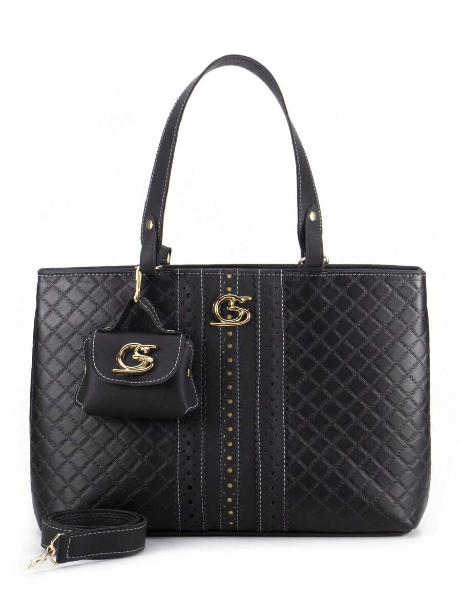 Metalace Women's Bag Kit With Gaby Show Coin Purse - 黑色 - 查看 1