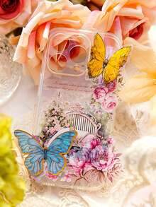 10pcs/Bag Stickers, Memory Corner Series, Artistic Journal Decorative Material, Phone Case Stickers - Multicolor - View 10