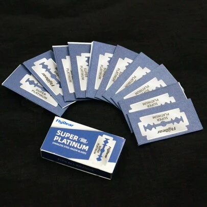 不锈钢双面刀片面部清洁护理剃刀