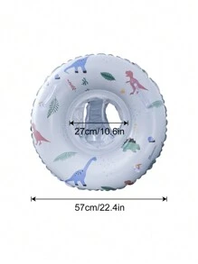 1pc Inflatable Thick Swimming Ring, Pool Floating Ring, Waist Float Ring, Outdoor Leisure Beach, Swimming Pool Water Floating Raft, Suitable For Pool Party, Sunbathing!