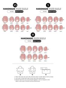 10pcs Reflective Glitter Cat Eye Handmade Press On Nails - Short Oval False Nails For Women And Girls - Nude Pink (3 Size Available) - Glossy Finish Nail Supplies