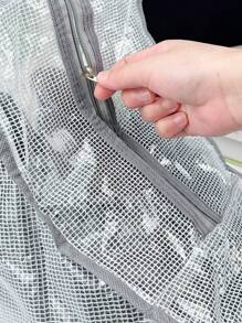 3 pezzi Sacchetti per scarpe corti spessi grigi, in PVC trasparente, antipolvere, riutilizzabili, con chiusura lampo, antiumidità, impermeabili, traspiranti, utilizzati come proteggi scarpe