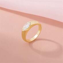 1pc 2024 New Design Luxurious High-Class Decorated Finger Ring, Fashionable And Unique - ring - View 12