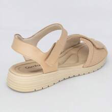 Women Flat Sandals - 米色 - 查看 5