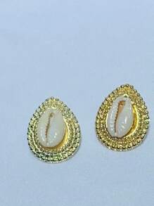 Stud Earrings - Đồng - Xem 2