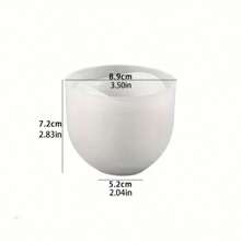 Curved Storage Box Mold, Plaster Candle Mold Soap Mold Diy Handmade Clay Silicone Mold Aromatherapy Soap Making Decoration - White - View 2