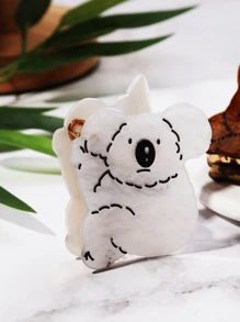 1只醋酸可愛熊貓中號髮卡,適用於女性日常、度假和戶外活動,作為禮物 - 棕色 - 查看 12