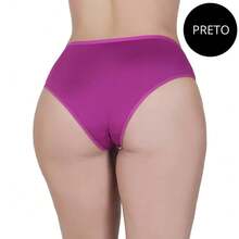 Plus Size Panties - 黑色 - 查看 4