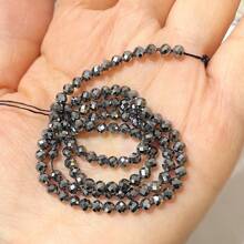 1 Strand Approax 3mm Round Faceted Natural Stone Nice Cutting Gemstone Bead Crystal Agate For DIY Jewelry Making Bracelet Necklace - 3mm Faceted Stone - View 22