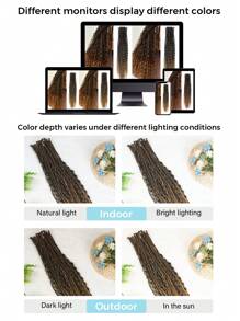 30 Pcs SE Dreadlock Extensions Mixed Sets 3 In 1 Straight Curly Boho Dreads Single Ended Fake Thin Dreadlock Extensions For Women