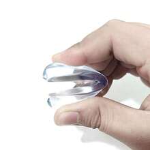 4入組矽膠保護桌角邊緣套裝，兒童嬰幼兒安全防撞邊角護套 - 白色 - 查看 5