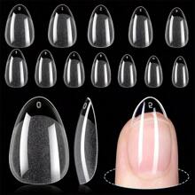 Puntas de uñas de imitación cuadradas extra cortas, conjunto de 120 piezas de puntas de uñas de acrílico mate suave pre-archivadas, puntas de uñas de gel suave preformadas para cubrir la uña completa en 12 tamaños de Gel X puntas de uñas falsas para principiantes y suministros de uñas para salón uñas falsas uña falsa uña acrílica