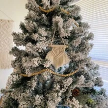 Mini Macrame Wall Hanging Set Of 3pcs Cute Boho Tree Decoration Car Ornaments Woven Art Decor For Nursery Bathroom Bedroom Living Room Dorm,Home Decor ,Room Decor,Wall Decor Gifts Birthday Graduation