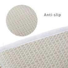 1 件黑色雪尼尔吸水速干浴室垫、现代简约高绒超细纤维防滑浴室地毯、防污易清洁浴室垫、雪尼尔地毯、可洗淋浴垫、浴室防滑垫、浴缸垫、室内入口地毯、适用于浴室、洗衣房、浴室门、水槽区、淋浴房、地毯、浴室装饰、浴室配件、浴缸、淋浴垫户外地毯门垫秋季装饰返校入口装饰 - 黑色 - 查看 6