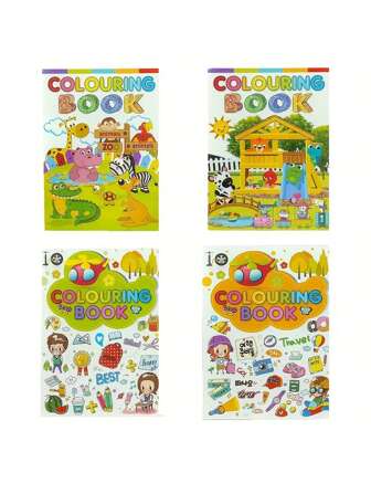 20 Pages Animal Theme Coloring Book, Fun Early Education Drawing Book For Toddlers Boys Girls (Not For Watercolor Pencils)