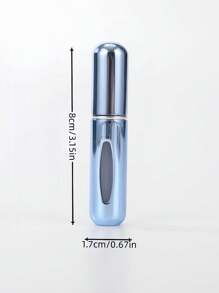1 Pieza 5ml Brillante Botella De Perfume Recargable De Colores - Azul - Ver 2