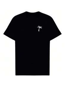 Men T-Shirt Co-Ords - White - View 4