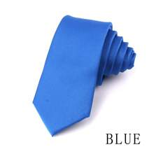 NUEVO Corbata casual de color sólido verde y azul para hombres, corbatas de boda para el novio, clásica de 6 cm para hombres, buenos regalos