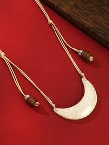 1 Miếng Nam Và Của phụ nữ Đúng mốt Mới Retro Boho Phong cách phương Tây Ngọc Mặt dây chuyền mặt trăng Đau khổ Dây chuyền Đối với Mặc hàng ngày - 23020356 - Xem 13