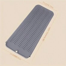 1pc Silicone Heat Resistant Hair Straightener Cover Pouch Travel Hair Curler Non-Slip Mat Curling Iron Holder Flat Iron Curling Wand Travel Cover Case Bag, Upgraded Version, Can Be Hung For Travel Storage Bag,Makeup Bag,Cosmetic Bag,Vacation Organizer,Large Capacity Makeup Organizer Makeup Case, For Lipstick, Brush, Skincare, Mobile Phone, Coin, Small Items, For Home,Gift,Vacation And Festival Halloween Christmas Multifunctional Use,Boho Vibes