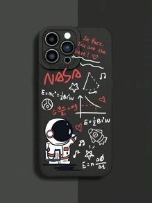 Ốp điện thoại hình phi hành gia của hãng Mathematics, tương thích với iPhone 13 Pro Max, và , kiểu dáng Angel Eye, phiên bản quốc tế, không phải phiên bản nội địa. - màu đen - Xem 1