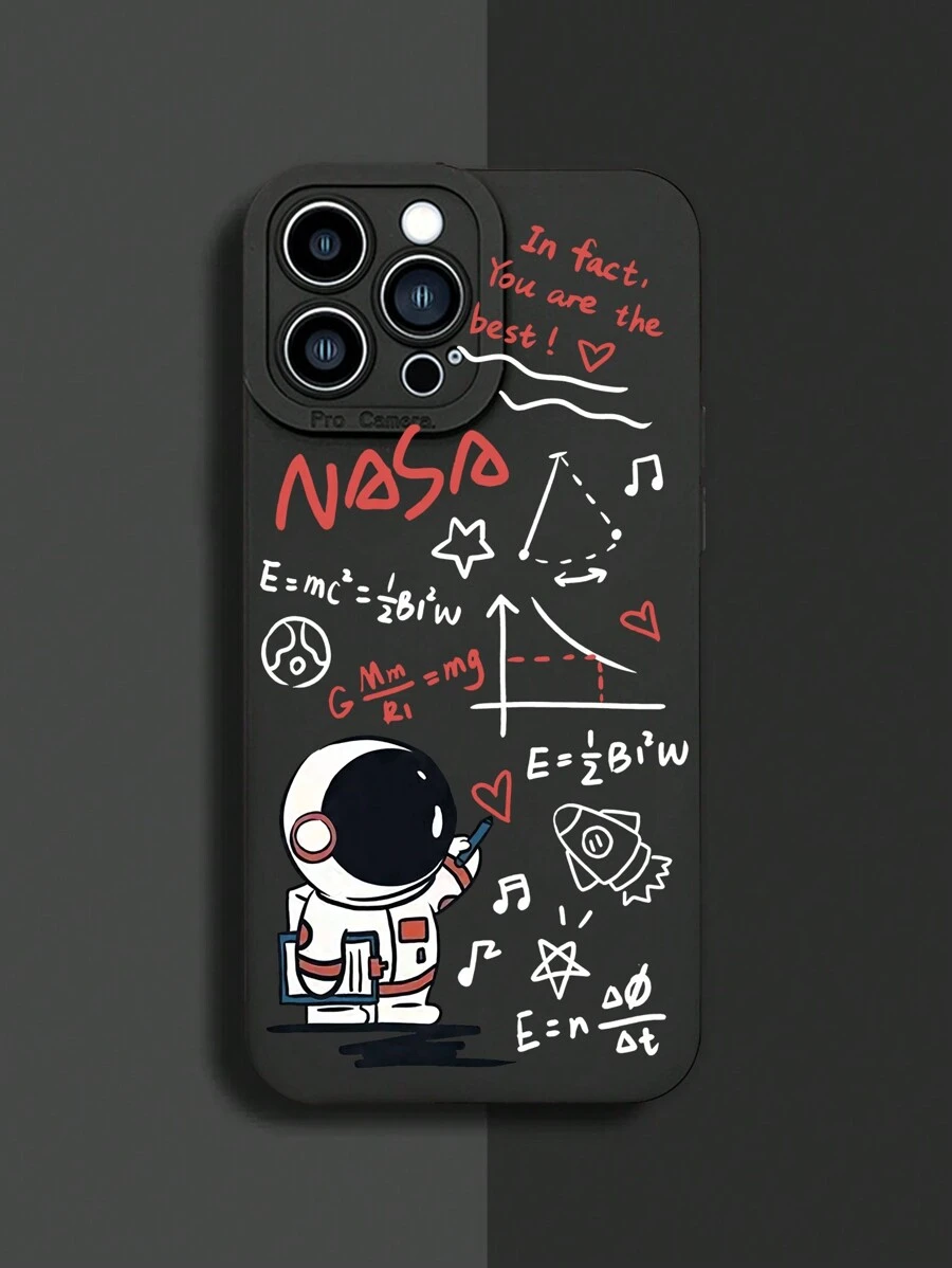 Ốp điện thoại hình phi hành gia của hãng Mathematics, tương thích với iPhone 13 Pro Max, và , kiểu dáng Angel Eye, phiên bản quốc tế, không phải phiên bản nội địa. - màu đen - Xem 1