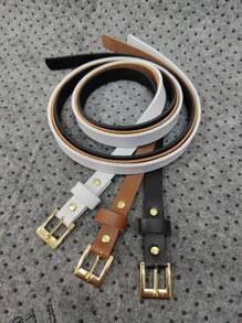 Women Belts - 金色 - 查看 1