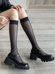 2 pary kobiet/dziewcząt wiosna lato cienkie aksamitne legginsy długie pończochy, wyszczuplające nogi i oddychające podkolanówki